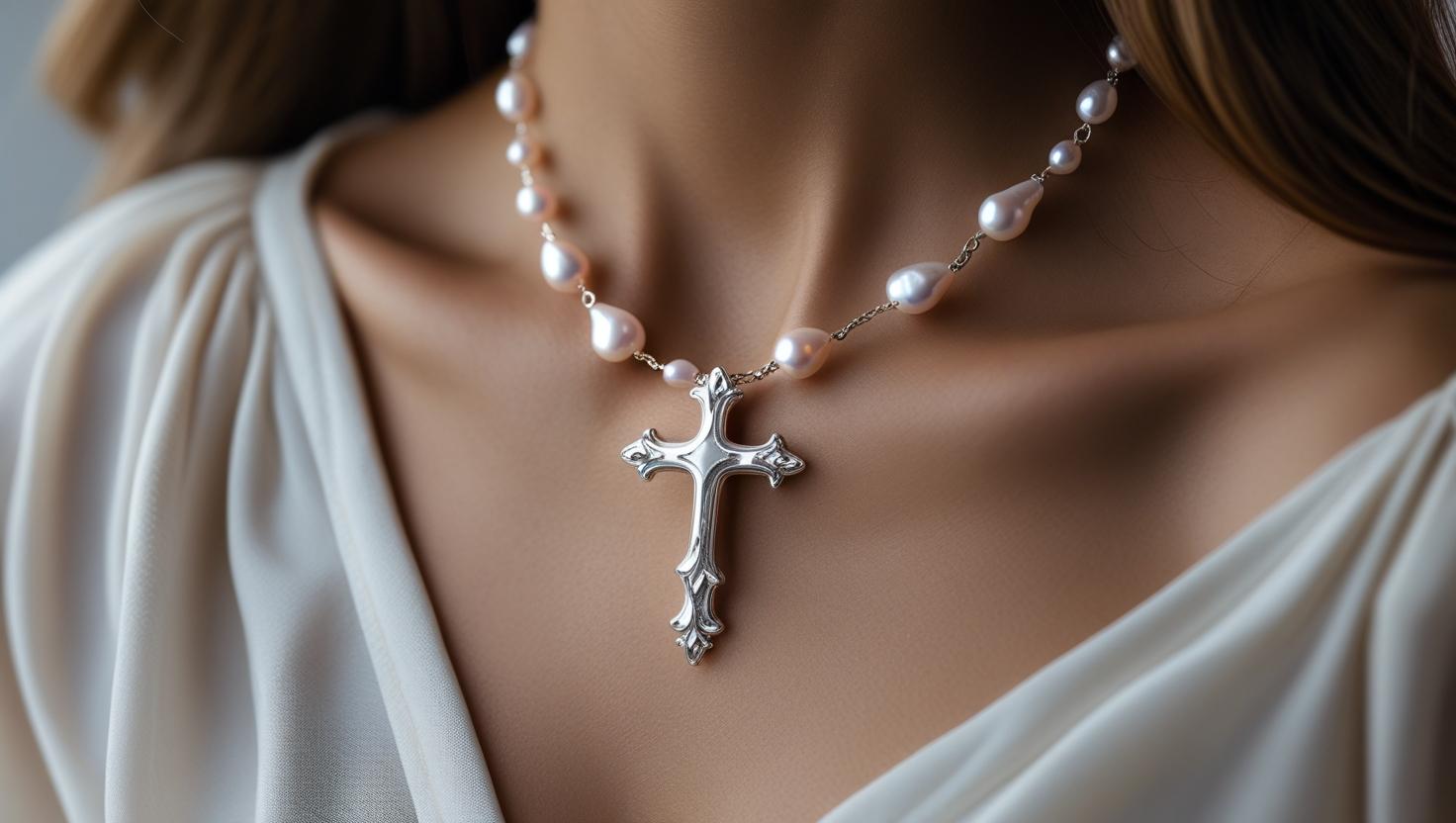 Silver Cross Necklace